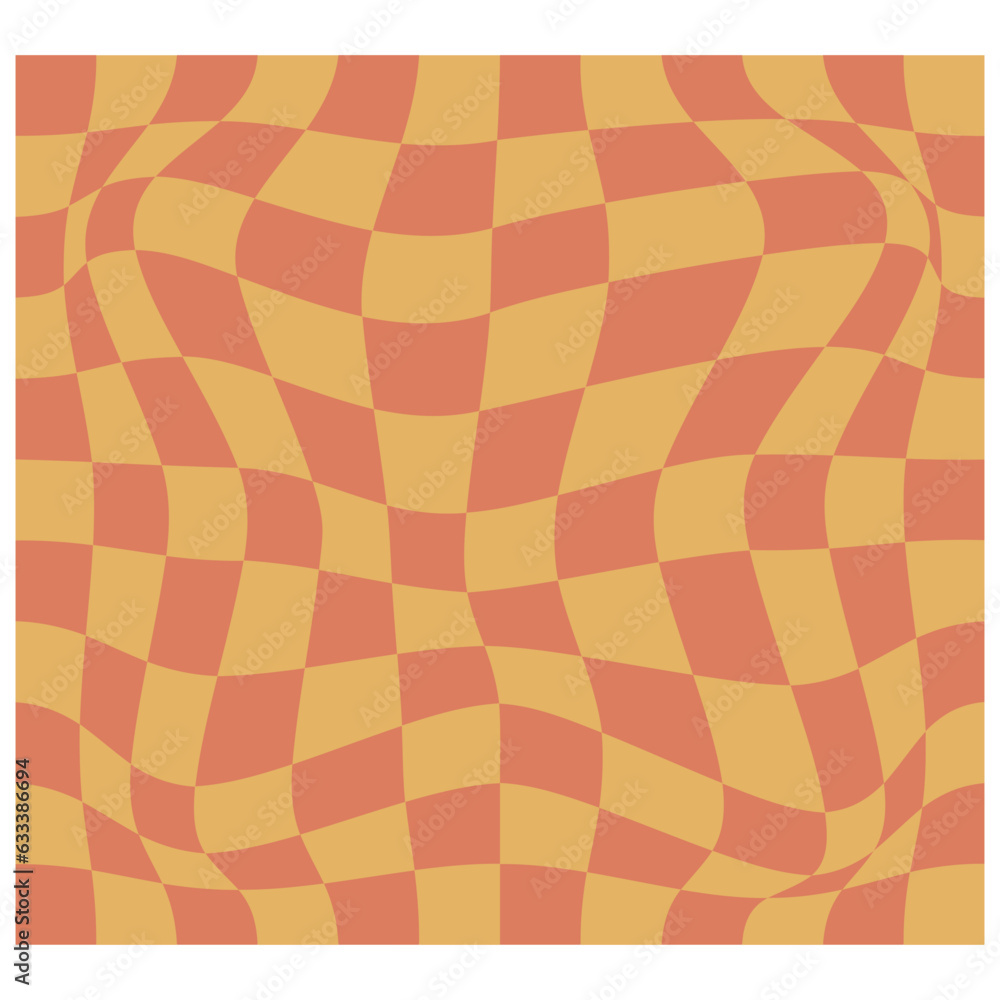 Retro Distorted Checkered Retro Distorted Checkered