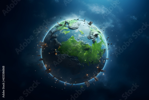 world enviroment day, save planet background concept
