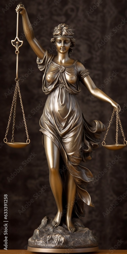 statue embodies the concept of human justice, symbolizing equality and impartiality statue embodies the concept of human justice, symbolizing equality and impartiality