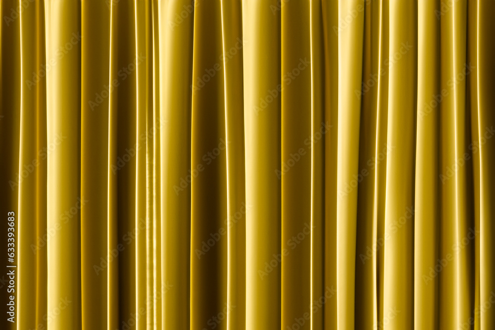 Obraz premium golden curtain in theatre.