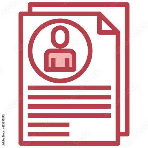 RESUME line icon,linear,outline,graphic,illustration