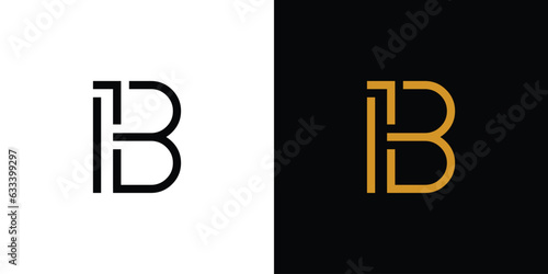 Modern and unique IB logo design