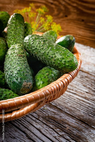 Fresh cucumbers from your home garden.