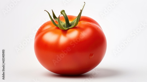 Tomato isolated on a white background.