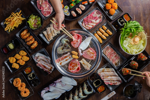 Canvas Print Capture the Flavor: Isolated Images from a Delicious Barbecue Fiesta
