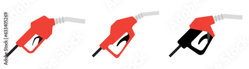 gas station fuel pump nozzle hose handle petrol