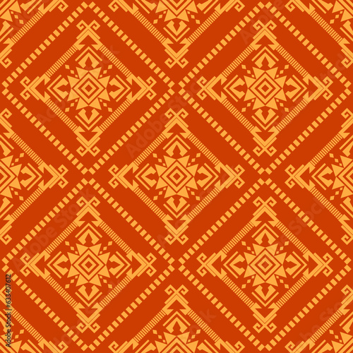 Geometric ethnic pattern seamless flower color. seamless pattern. Design for fabric,curtain,background,carpet,wallpaper,clothing,wrapping,Batik,mandalas,fabric,Vector illustration. pattern style.
