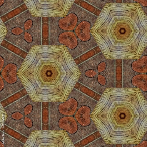 Photos Traditional mixed Embroidery design concept
