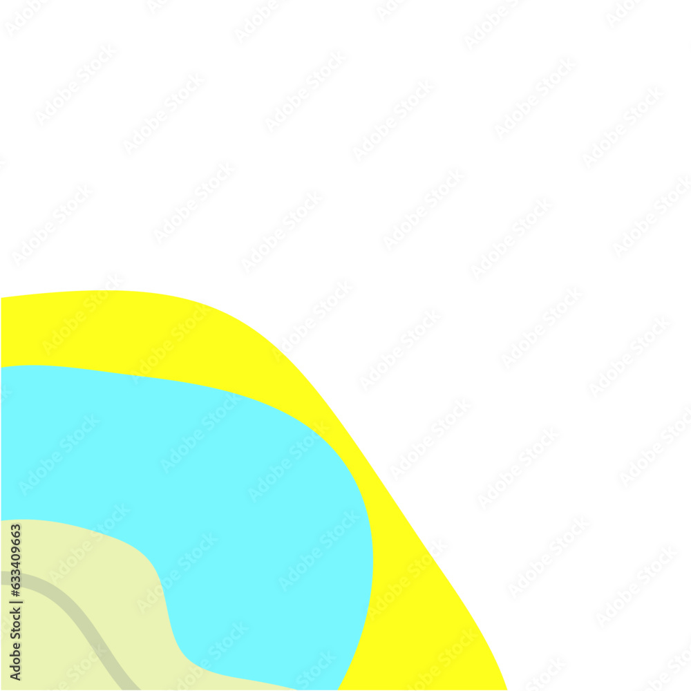 Organic Abstract Corner Shape Organic Abstract Corner Shape