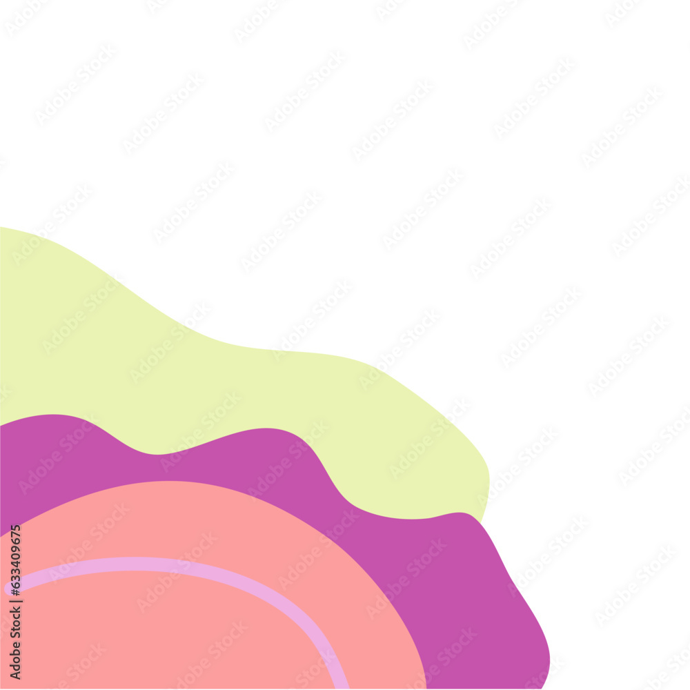 Organic Abstract Corner Shape Organic Abstract Corner Shape