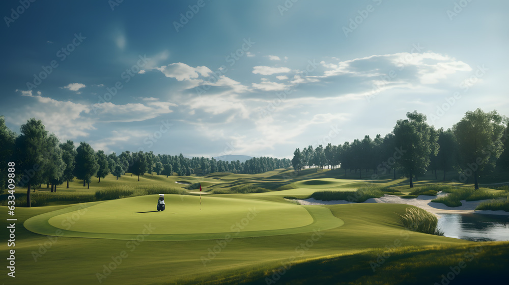 Swing and Serenity: A Glimpse of Golf