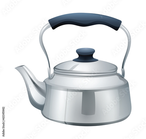 Kettle vector isolated on white background