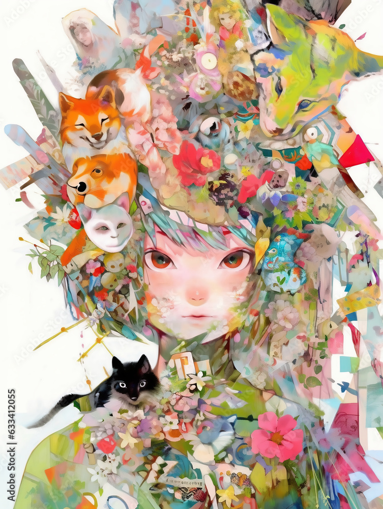 Obraz premium 自然とファッション