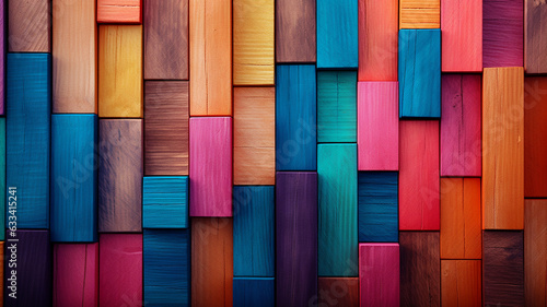 colorful wooden background. texture of wooden boards