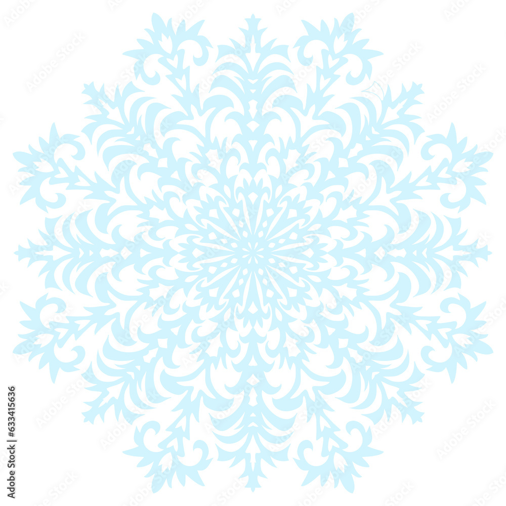 Snowflake. Illustration on transparent background Snowflake. Illustration on transparent background