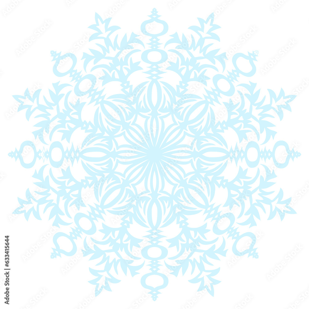 Snowflake. Illustration on transparent background Snowflake. Illustration on transparent background