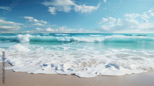 Blue and white wavy background.