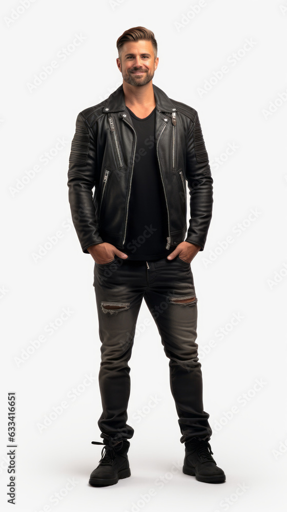 Full shot of professional looking 32 year old male. Work, job, outfit. Isolated on white background. Full shot of professional looking 32 year old male. Work, job, outfit. Isolated on white background.