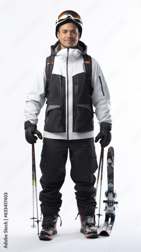 Full shot of professional looking 32 year old male. Work, job, outfit. Isolated on white background. Full shot of professional looking 32 year old male. Work, job, outfit. Isolated on white background.