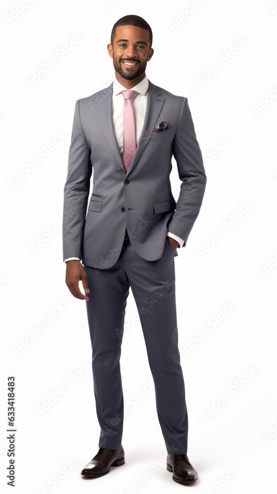 Full shot of professional looking 32 year old male. Work, job, outfit. Isolated on white background. Full shot of professional looking 32 year old male. Work, job, outfit. Isolated on white background.