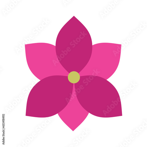 Flower icon vector,Flower Illustration Colorful Exotic Tropical