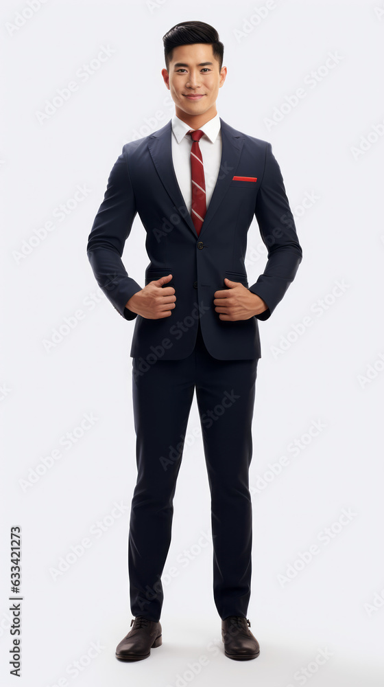 Full shot of professional looking 32 year old male. Work, job, outfit. Isolated on white background. Full shot of professional looking 32 year old male. Work, job, outfit. Isolated on white background.
