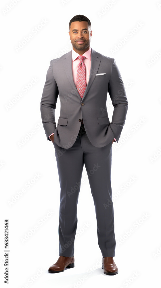 Full shot of professional looking 32 year old male. Work, job, outfit. Isolated on white background. Full shot of professional looking 32 year old male. Work, job, outfit. Isolated on white background.