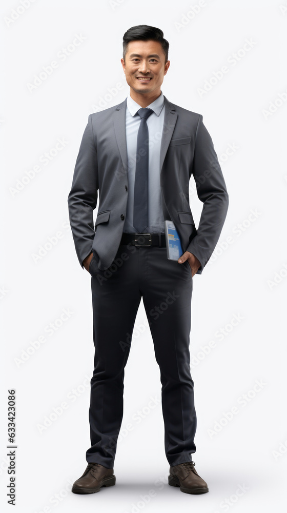 Full shot of professional looking 32 year old male. Work, job, outfit. Isolated on white background. Full shot of professional looking 32 year old male. Work, job, outfit. Isolated on white background.