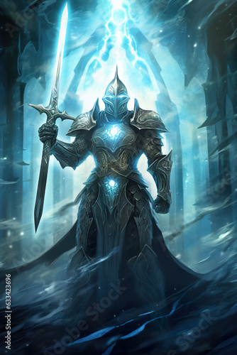 "The Celestial Knight: Radiant Warrior"
