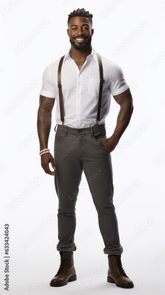 Full shot of professional looking 32 year old male. Work, job, outfit. Isolated on white background. Full shot of professional looking 32 year old male. Work, job, outfit. Isolated on white background.