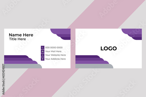  Business card template layout design. Modern creative and clean business card design template, visiting card. Vector business card template. Visiting card for business and personal use. 
