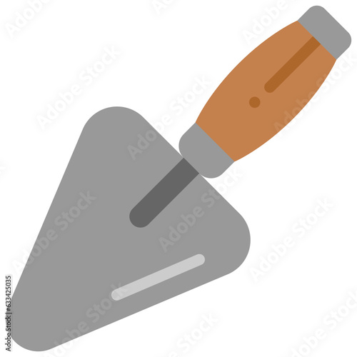 trowel flat icon