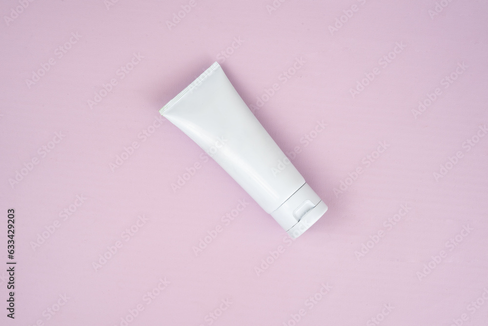 Beauty cream bottle mockup isolated Beauty cream bottle mockup isolated