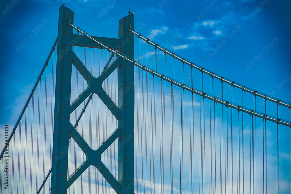 Fototapeta premium 明石海峡大橋