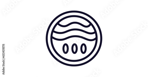 wonton noodles icon. Thin line wonton noodles icon from food collection. Outline vector isolated on white background. Editable wonton noodles symbol can be used web and mobile