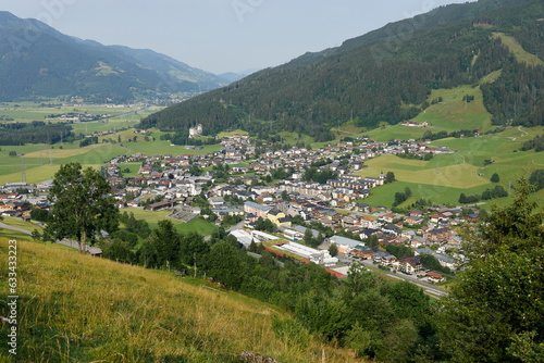 Blick auf den Ort Kaprun im Salzburger Land in   sterreich
