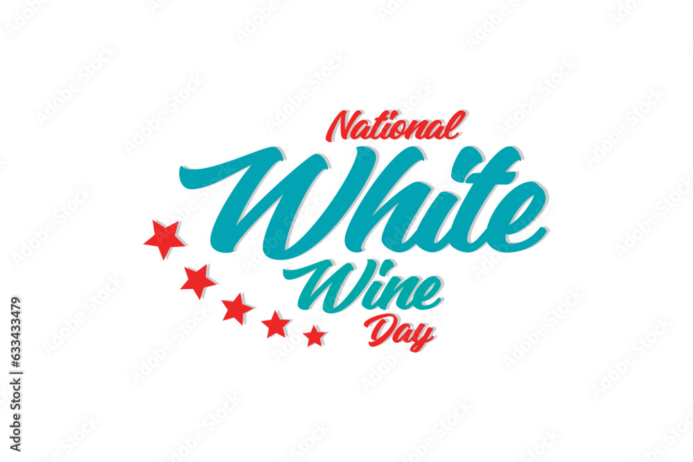 Fototapeta premium National White Wine Day