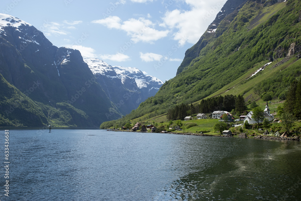 Cruising the Aurlandsfjord, part of Sognefjord, Norway