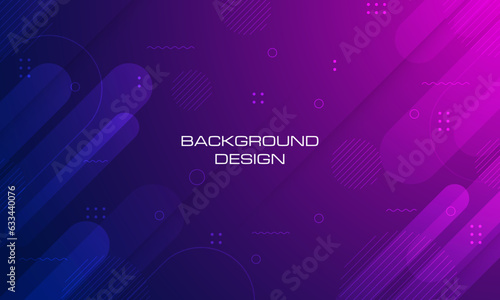 Modern dark blue purple gradient background with diagonal geometric shape and element. vector illustration