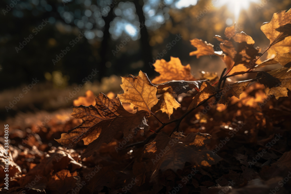 Photorealistic Autumn Scene: Nature's Vibrant Palette
