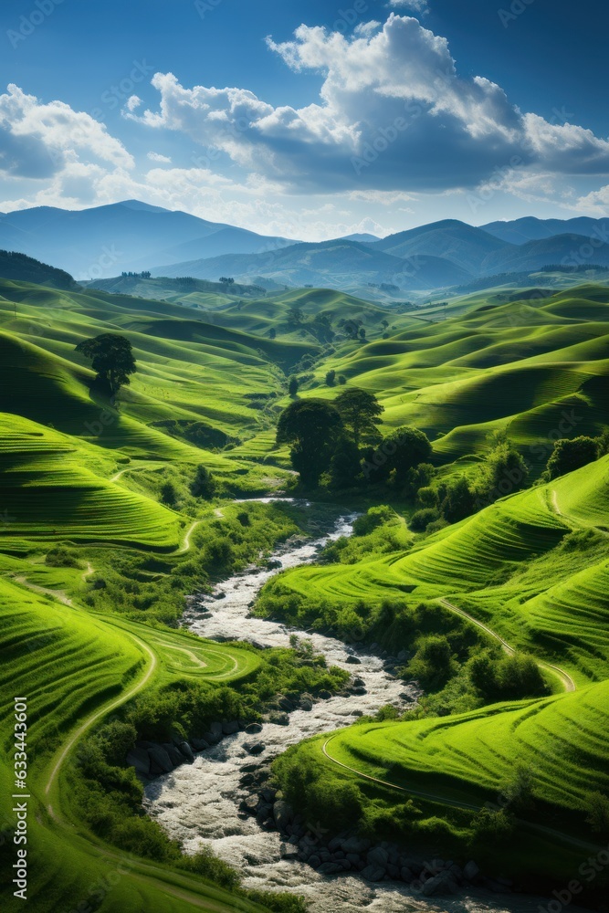 Perfect views of farmland and green fields. The location of the Ukrainian agricultural region, Europe, farmland, and farmland. photo wallpaper simple landscape Perfect views of farmland and green fields. The location of the Ukrainian agricultural region, Europe, farmland, and farmland. photo wallpaper simple landscape