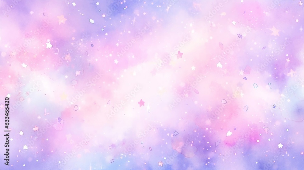 Obraz premium Watercolor purple haze fantastic material background. 