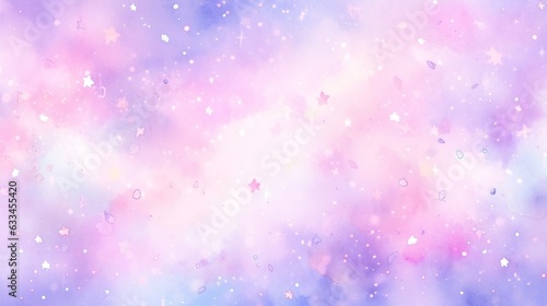 Watercolor purple haze fantastic material background.  © samuneko