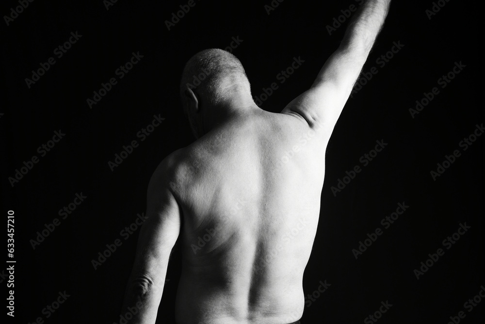 body expression body movements man in black and white photo fine art silhouette body expression body movements man in black and white photo fine art silhouette