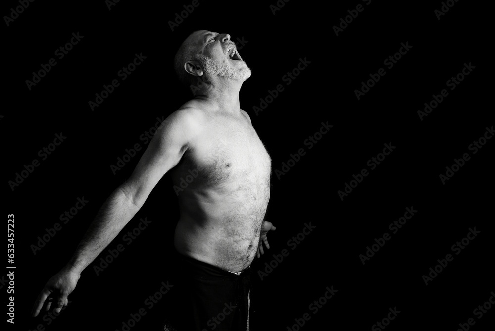 body expression body movements man in black and white photo fine art silhouette body expression body movements man in black and white photo fine art silhouette