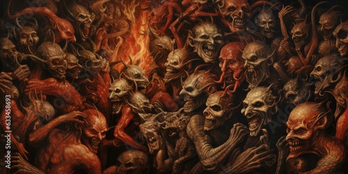 demons in hell photo