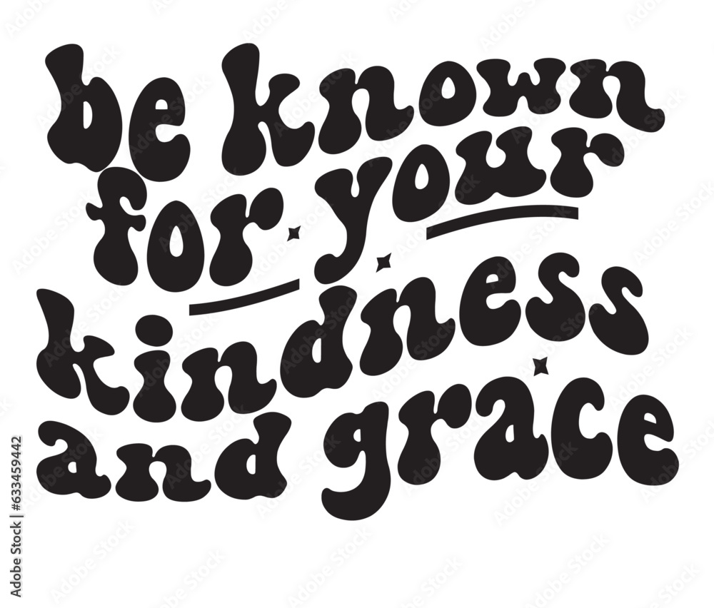 Retro Kind ness Craft Design. T-shirt Design. Illustration