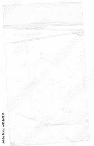 Textures réalistes de sachet plastique transparent en PNG pour intégration et projets graphiques et artistique