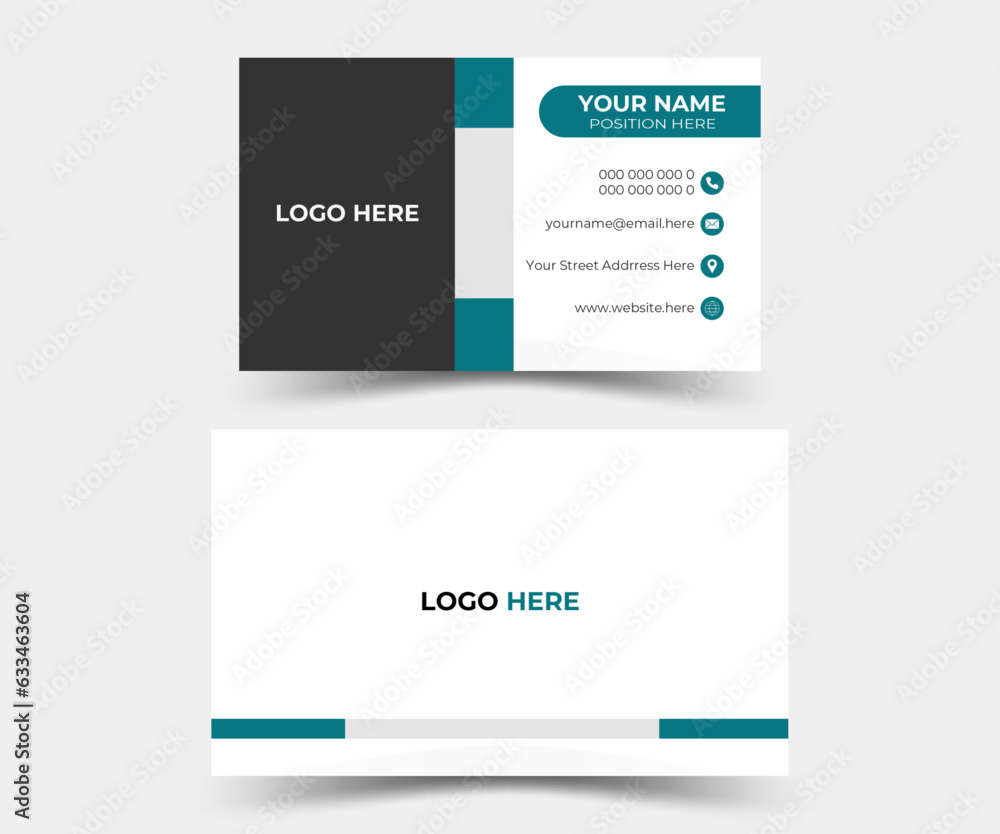 business card corporate official minimal creative abstract professional informative business card design. Modern Creative & Clean business style business card. business card corporate official minimal creative abstract professional informative business card design. Modern Creative & Clean business style business card.