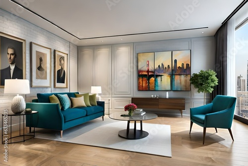 modern interior  Generated Ai